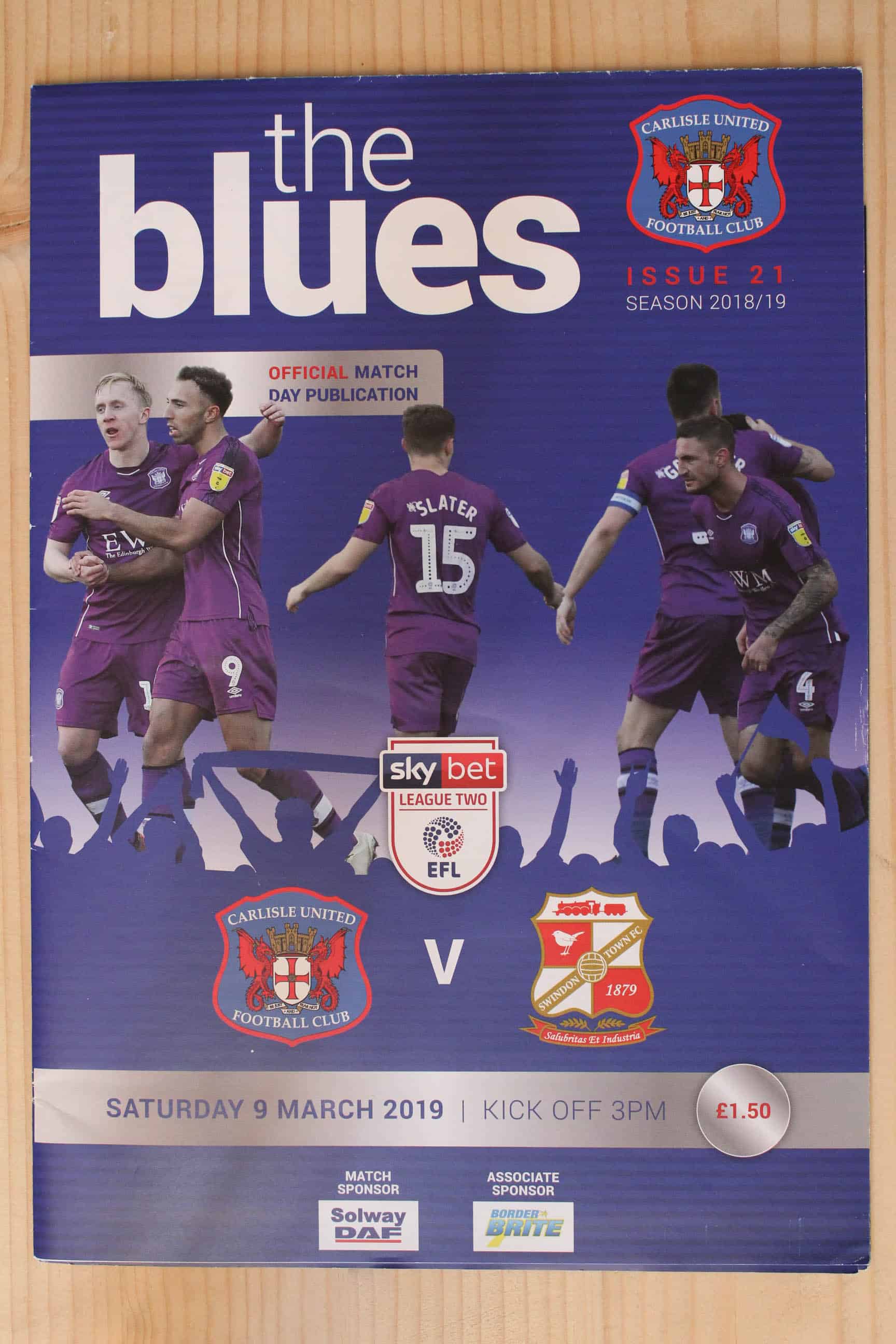 Carlisle United FC v Swindon Town FC